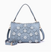Piper 3D Floral Crossbody - Blue