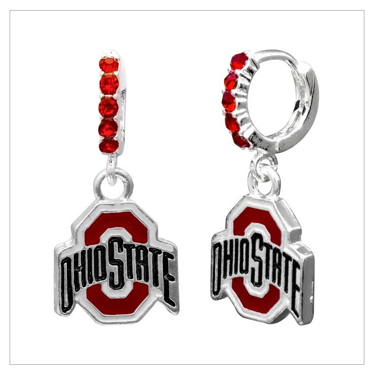 OHIO STATE ELECTRA EARRINGS