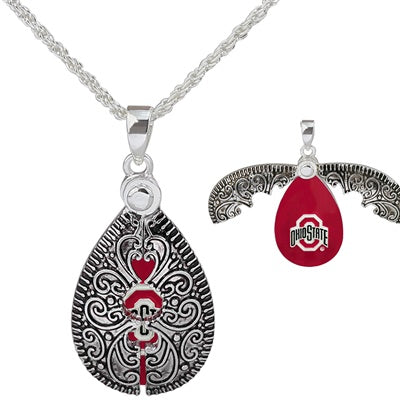 Ohio State Lady Bug Necklace