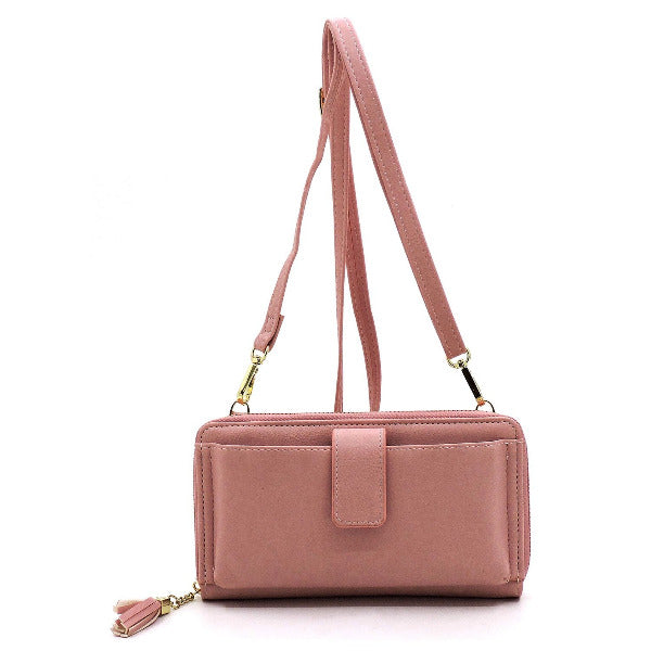 Cell Phone Crossbody/Wallet/Wristlet Pink