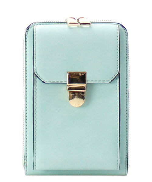 Fashion Cell Phone Holder/Crossbody Mint