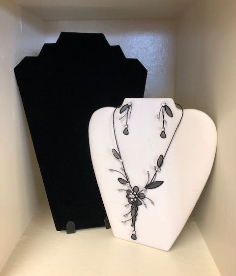 Velvet & Leather Necklace Stands