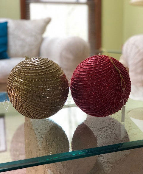 Large Glitter & Sequin Ornaments