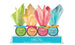 Chill Pill Tropical Bath Fizzies Assortment