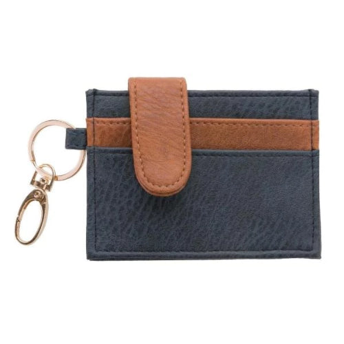 Two-Tone ID/Credit Card Wallet Indigo