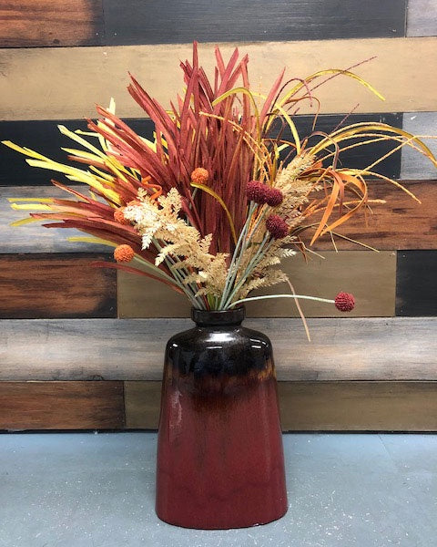 Flat Drip Glaze Vase