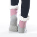 Kids Faux Sherpa Linked Slipper Socks