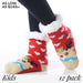 Kids Faux Sherpa Linked Slipper Socks