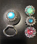 Magnetic Eyeglass Holder/Brooch with Interchangable Snaps