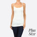 Spaghetti Strap Tank Top/Camisole White