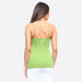 Seamless Tank Top with Spaghetti Straps Back