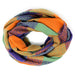 Lightweight Floral Print Scarf Purple