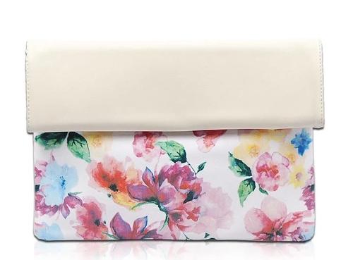 Floral Fold Clutch