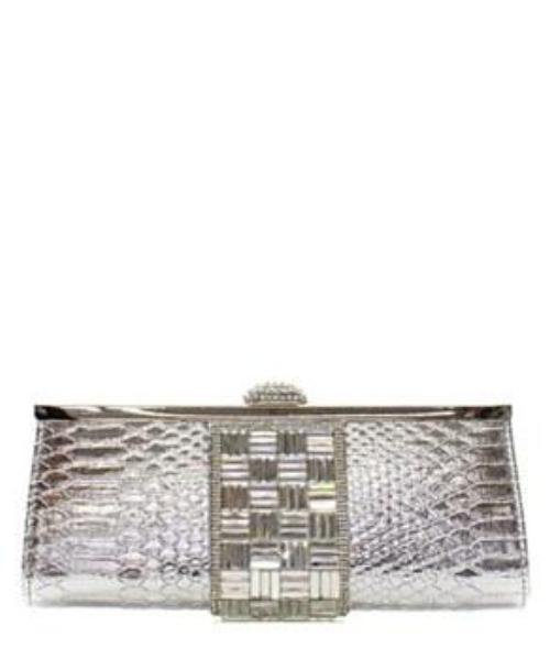Fashion Faux Snake Clutch Messenger Bag