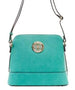 Fashion Emblem Messenger Bag Turquoise