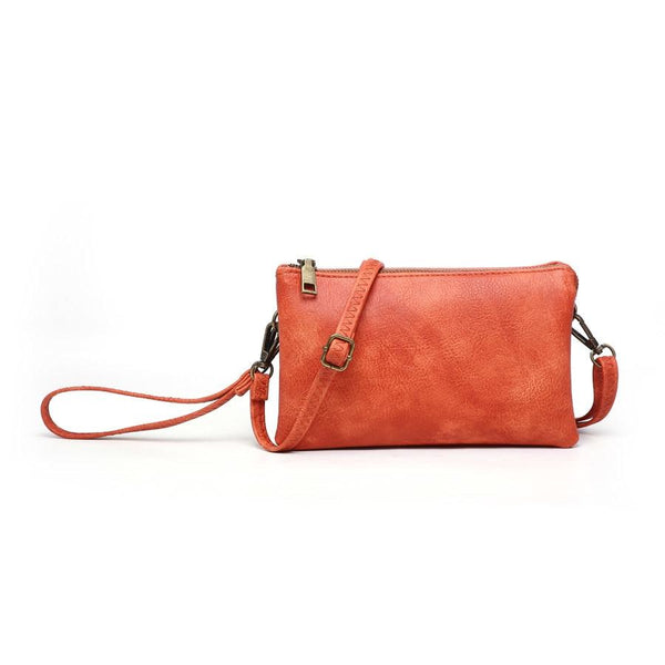 Fashion crossbody/wristlet Orange