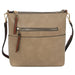 Front Zip Pocket Crossbody Bag