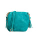Monogrammable Side Pocket Crossbody Turquoise