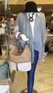 Rhinestone Colorblock Shoulder Bag