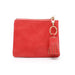Coin Pouch/ID Holder with Tassel Accent