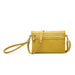 Hobo Wallet with Crossbody Strap Lemon