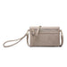 Hobo Wallet with Crossbody Strap Sand
