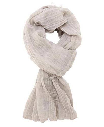 Gauze Infinity Scarf Taupe