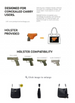 Conceal Carry Messenger Bag
