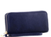 Double Zip-Around Smartphone-Friendly Wristlet/Wallet Navy