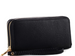 Double Zip-Around Smartphone-Friendly Wristlet/Wallet Brown