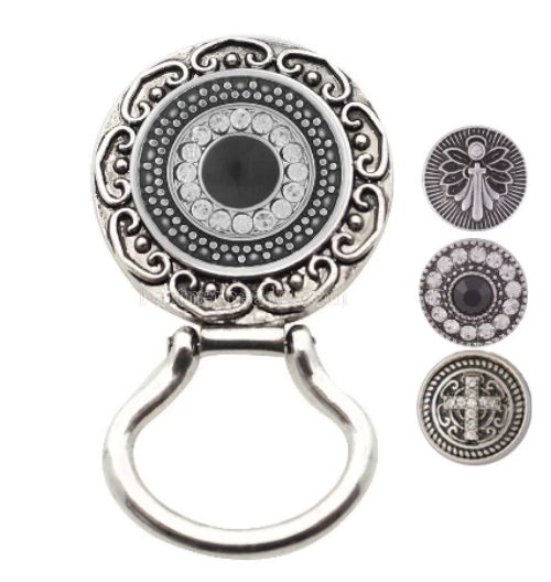 Magnetic Eyeglass Holder/Brooch with Interchangable Snaps