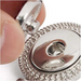 Magnetic Eyeglass Holder/Brooch with Interchangable Snaps