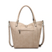 Tassel Accent Studded Handbag Back
