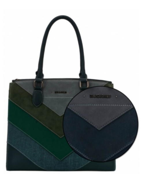David Jones Satchel/Tote Green