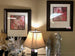 Uttermost Pink Flowers Pictures with Double Mat and Frame Set