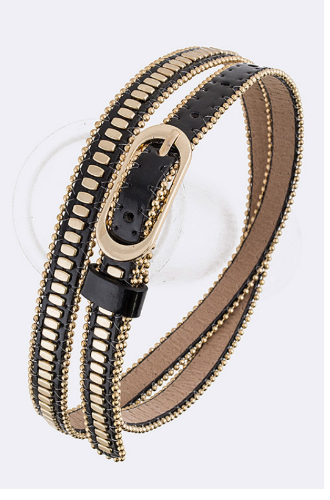Ball Chain Studs Fashion Belt
