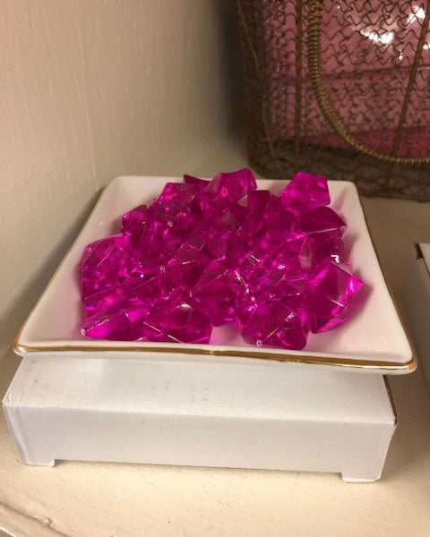 Decorative Pink Crystals