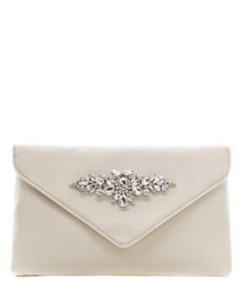 Fashion Faux Leather Rhinestone Envelope Clutch