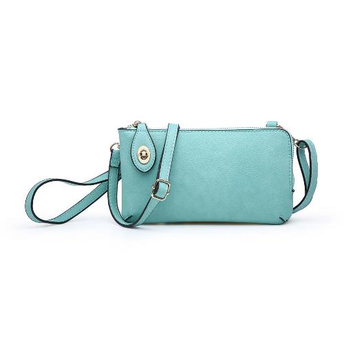 Twist Lock Crossbody/Wristlet Mint