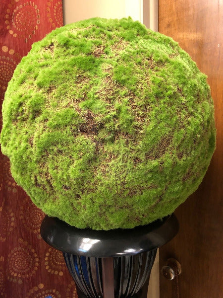 20" Decorative Faux Moss Ball