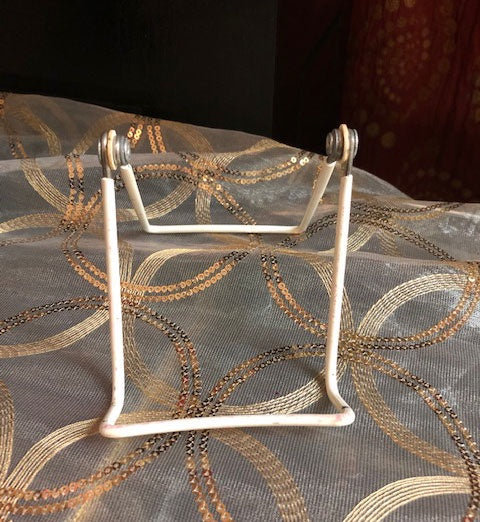 Adjustable White Vinyl Coated Easel