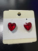 Heart Crystal Stud Earrings