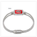 OHIO STATE SQUARED CRYSTAL LOGO BANGLE