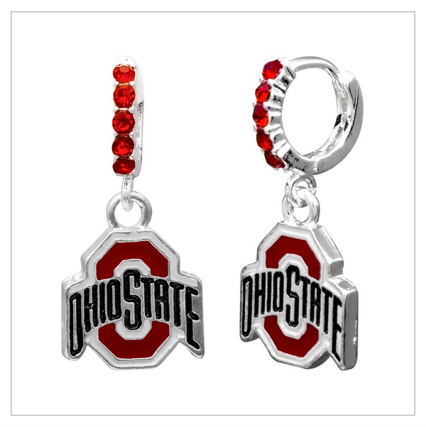 OHIO STATE ELECTRA EARRINGS