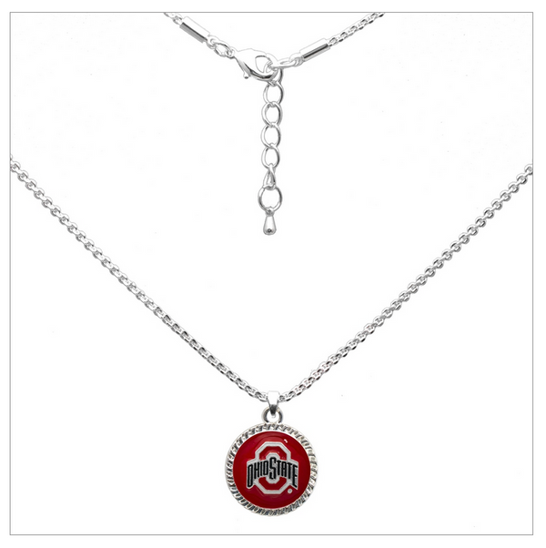 OHIO STATE NESSA NECKLACE