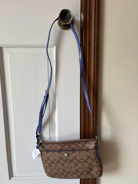 Coach Peyton Signature Brinn East/West Swingback Bag F51065