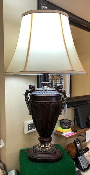 Antique Style Lamp with Lampshade