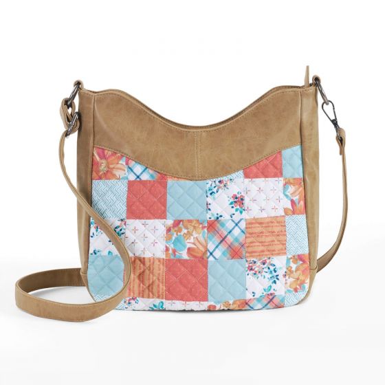 Donna Sharp Michelle Hobo Bag - Papaya Patch Front