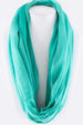 Solid Color Silky Infinity Scarf Mint