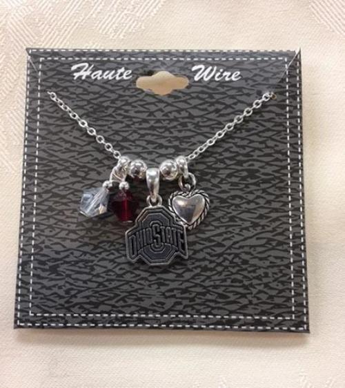 OSU Memory Wire Necklace